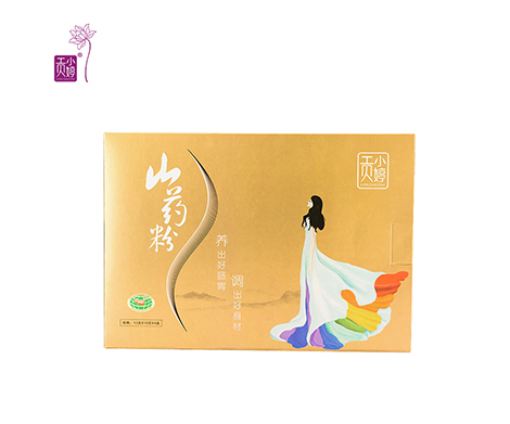 贡小婷山药粉手绘包装设计案例